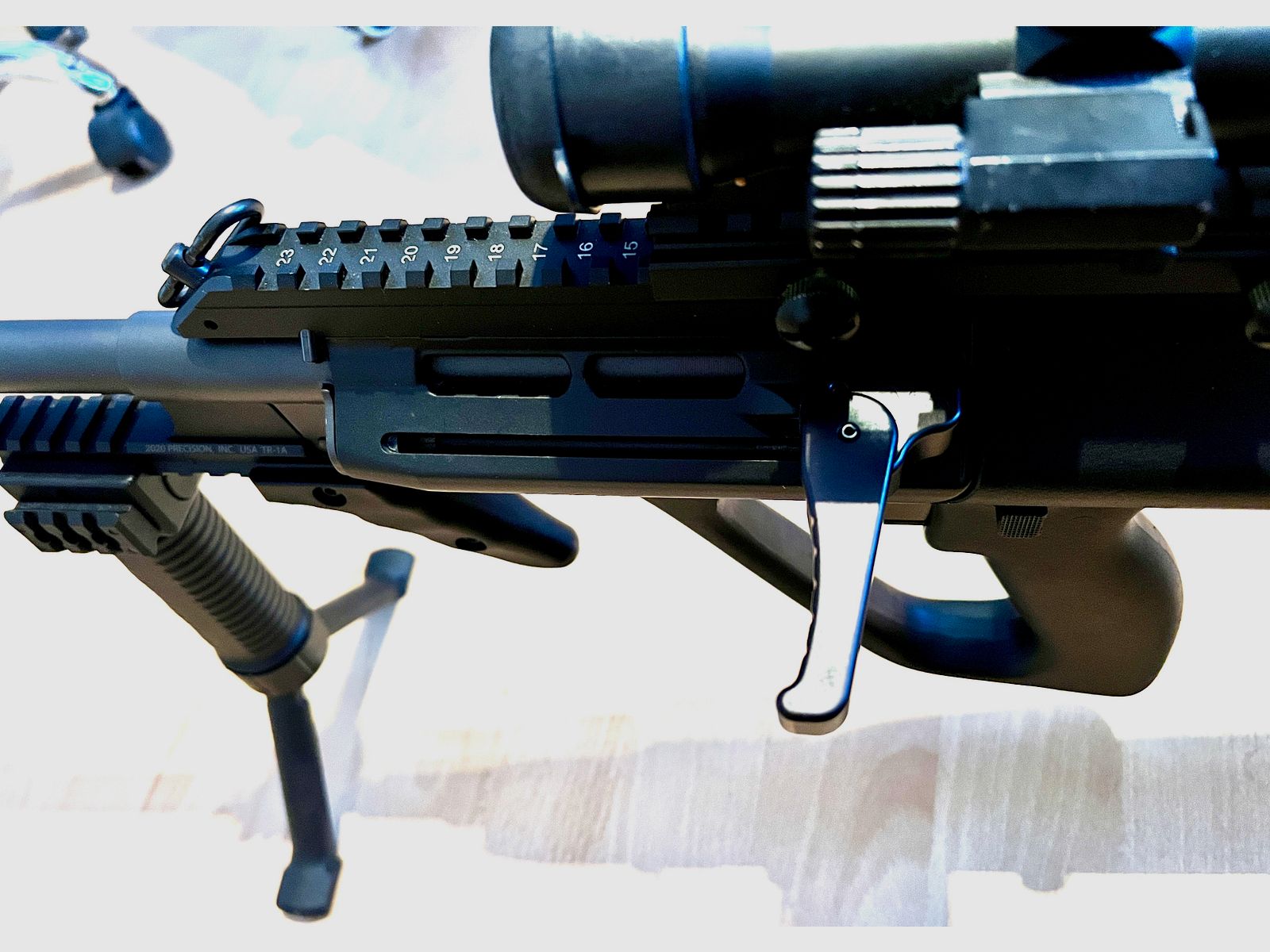 Steyr AUG reference weapon for sight test article - precision conversion prepared for sports use. (Alternative to Schmeisser, Hera, HK MR223, HK243, AR15, OA 15, Savage, DAR, Brunk, LDT)