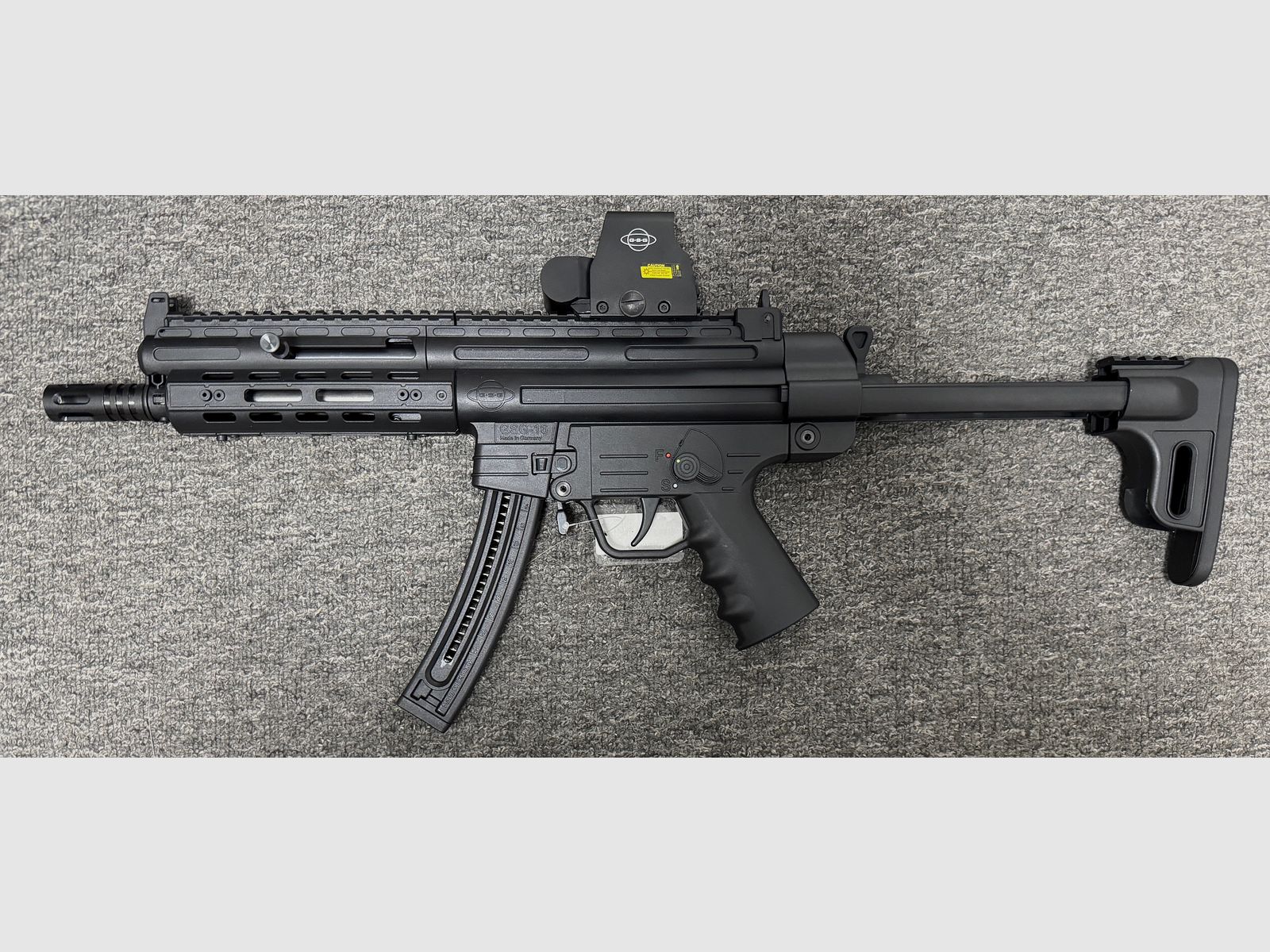 GSG 16 M-LOK Super Set .22lfb + GSG Optik + 22 & 110 Schuss Magazin