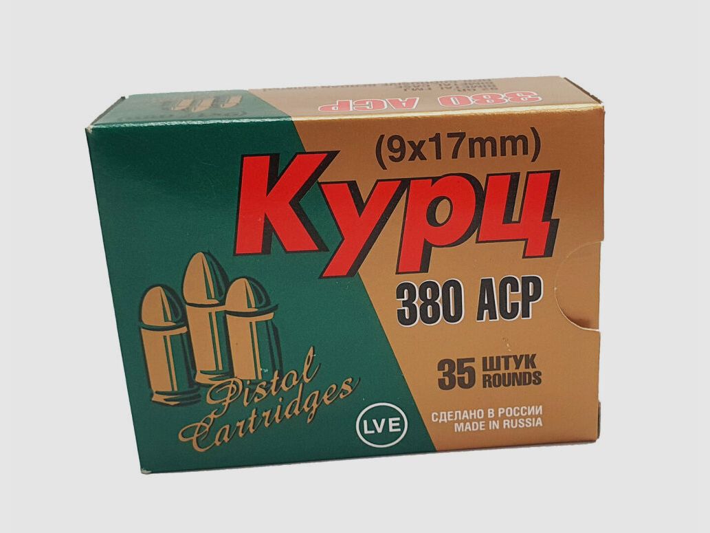 JSC "NOVOSIBIRSK CARTRIDGE PLANT" & LVE "LOW-VOLTAGE EQUIPMENT CO" Munizione JSC 380 BROWING COURT / 9mm corto FMJ 92gr non corrosivo 1.680 colpi in scatola di munizioni ARMY