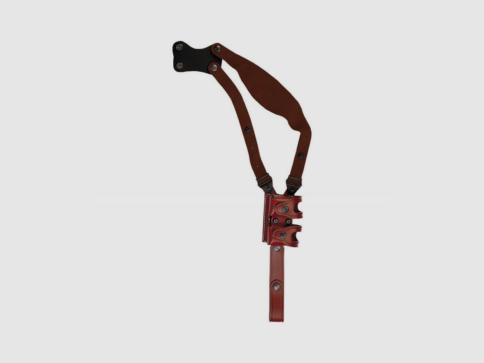 Schulter-Set mit Speedloaderhalter Braun-Rechtshänder