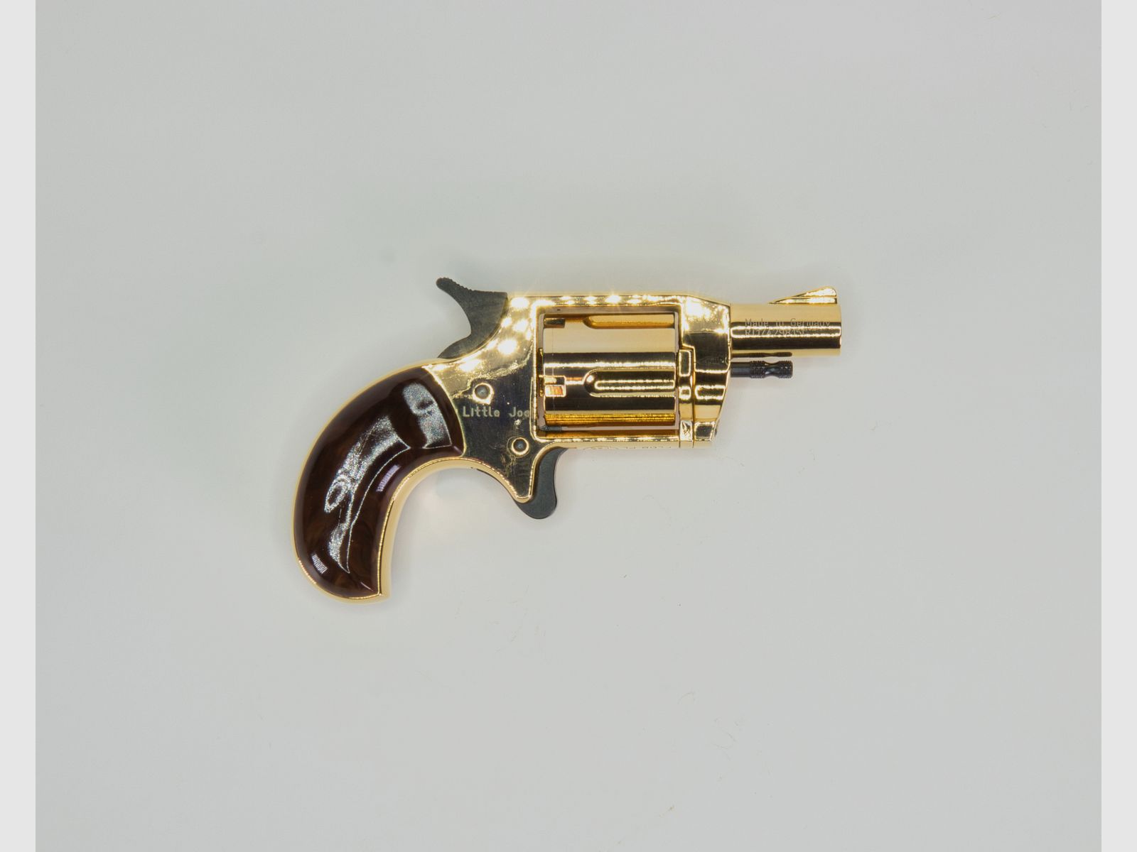 Röhm Little Joe blank firing revolver caliber 6mm Flobert Gold Edition
