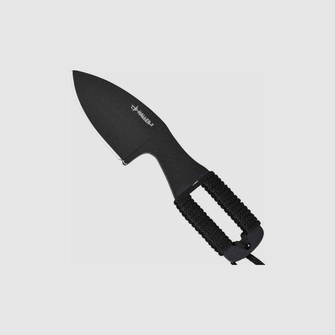 Haller Stahlwaren Neck Knife Messer + Scheide + Kugelkette