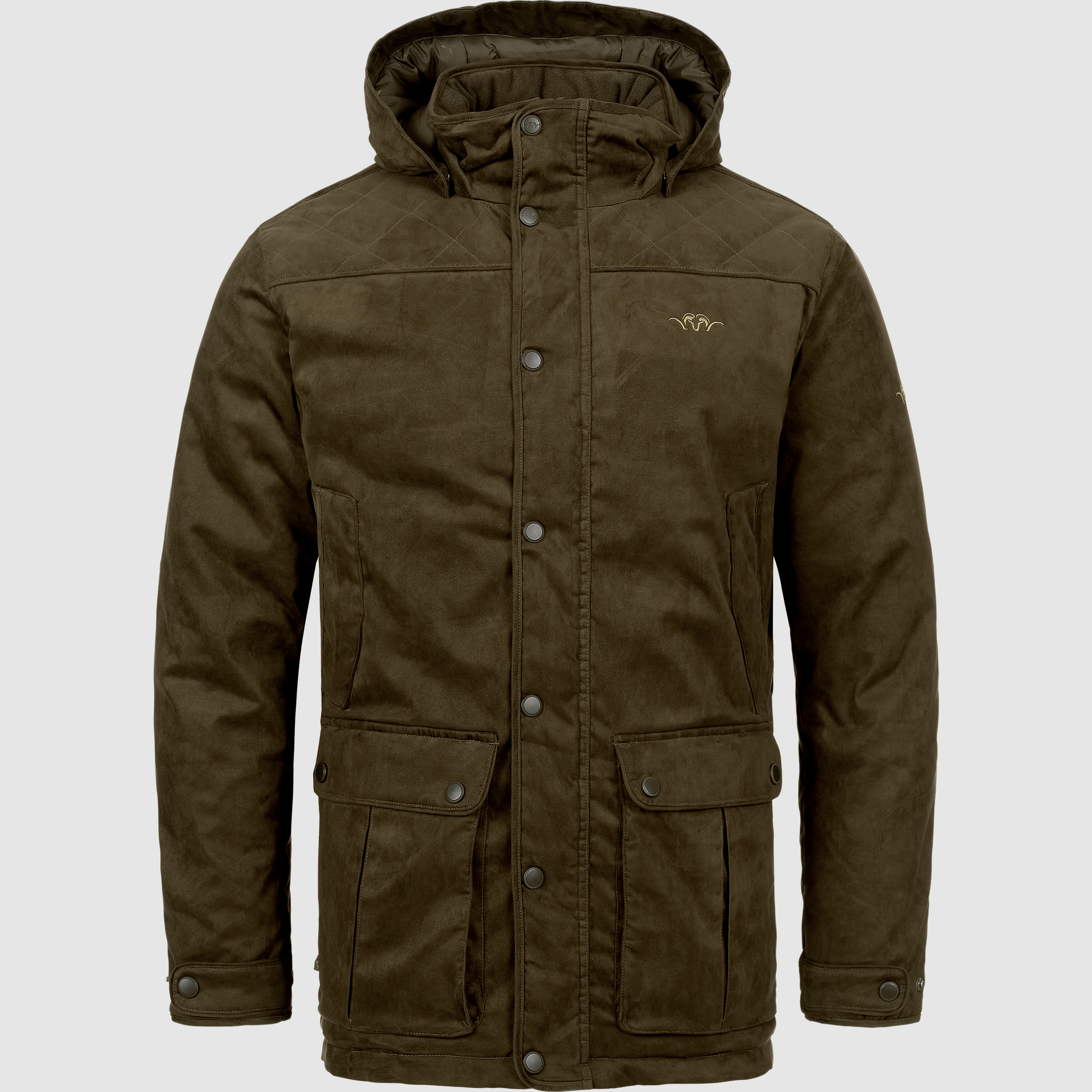 Herren Marlo Suede Jacke Dunkelbraun Dunkelbraun M