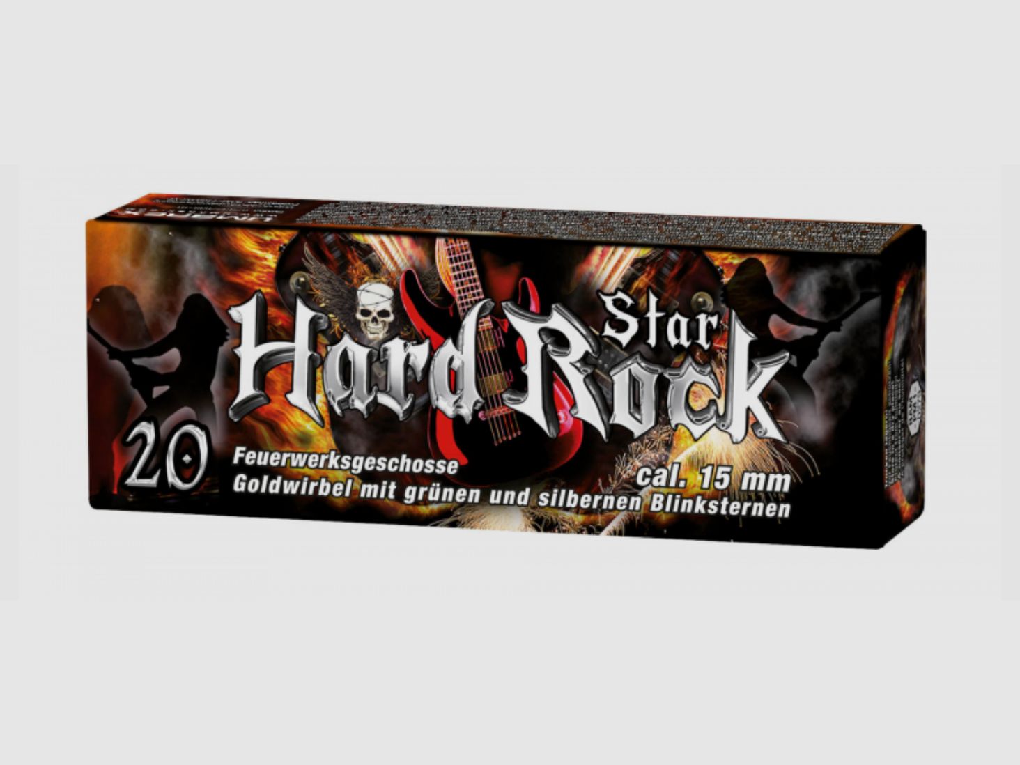 Umarex 4.1595 Pyro Hard Rock Star 15 mm, 20er Schachtel Pyro