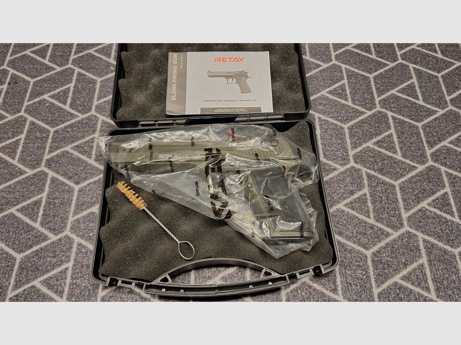 Retay Big Fifty XL Oliv Schreckschusspistole 9mm P.A.K. NEU!