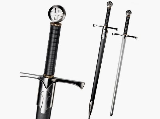 Épée de chevalier avec fourreau