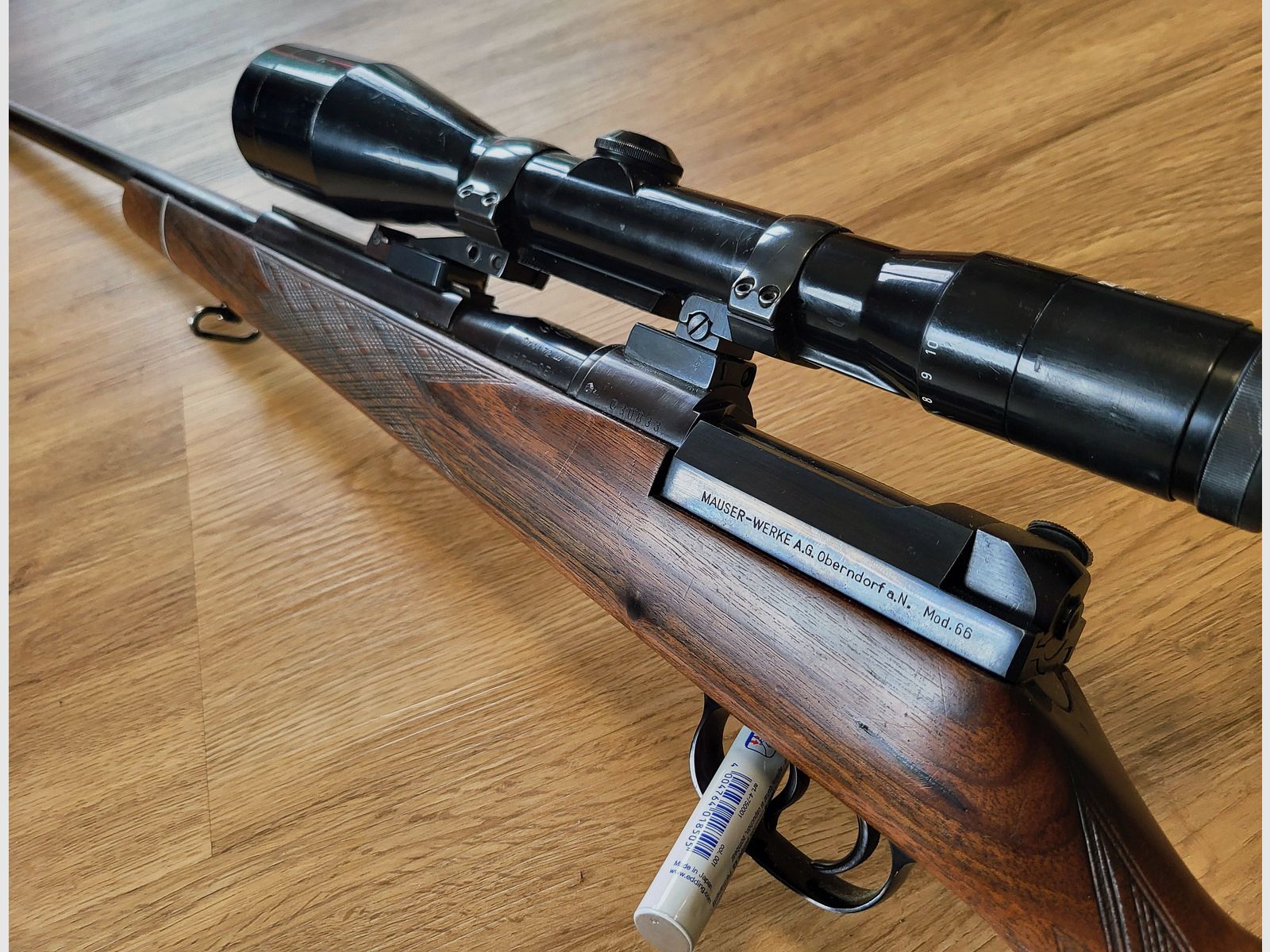 Mauser 66 mit Glas und Montage in 7x66 SEH