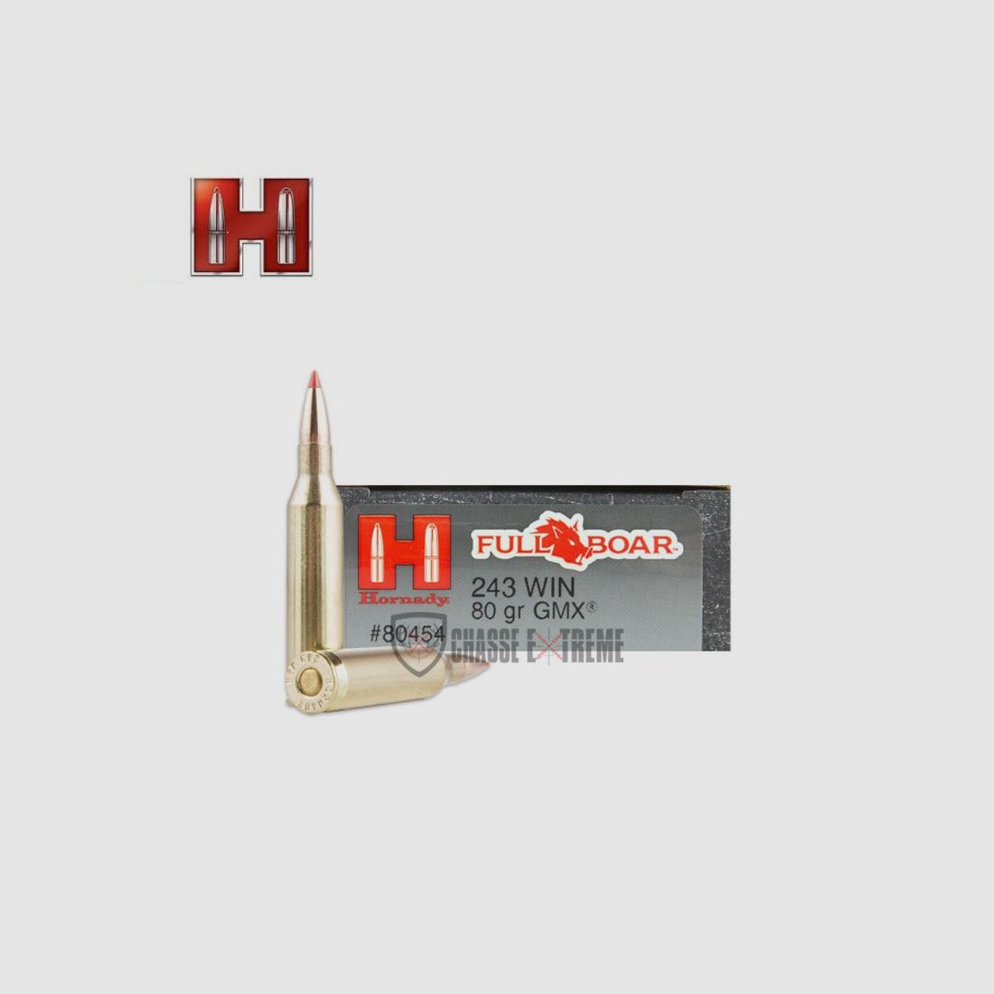 20 nabojów HORNADY Full Boar 243 Win 80 Gr Gmx