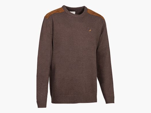 PULL POHUNT FOX COL ROND MARRON