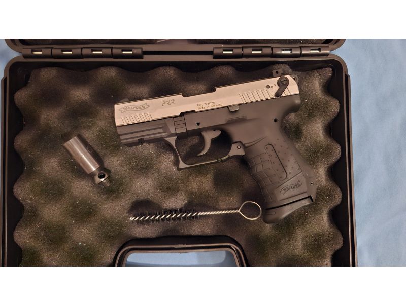 Walther P22Q Nickel Edition P.A.K 9mm