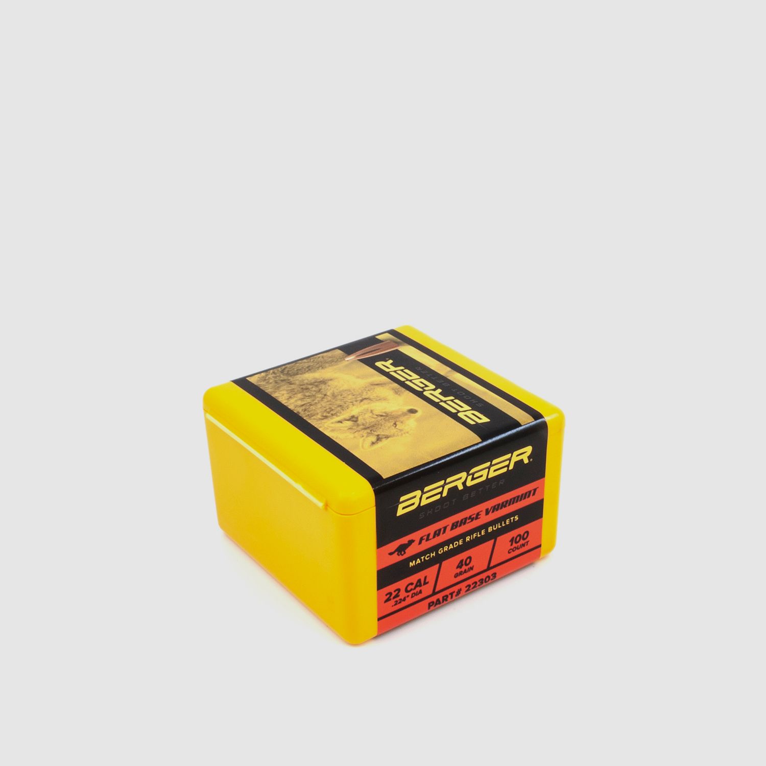 Berger Bullet .22 FB Varmint 40GR 100 pieces