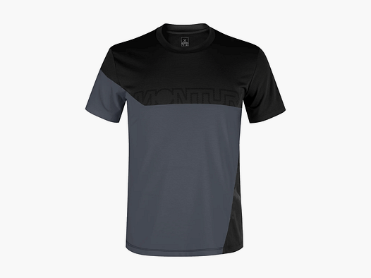 T-SHIRT – MONTURA – MIX-UP Black/Piombo