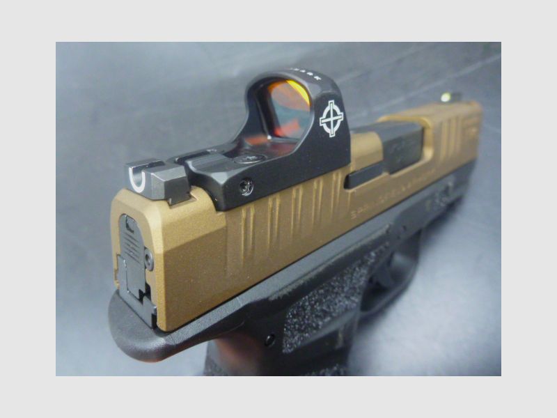 Pistol SPRINGFIELD HELLCAT OSP 9mm 3” BURNT BRONZE + Red dot sight Mini shot Sightmark, image 6 of 6