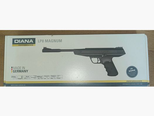 Diana LP 8, pistola ad aria compressa con mirino reflex