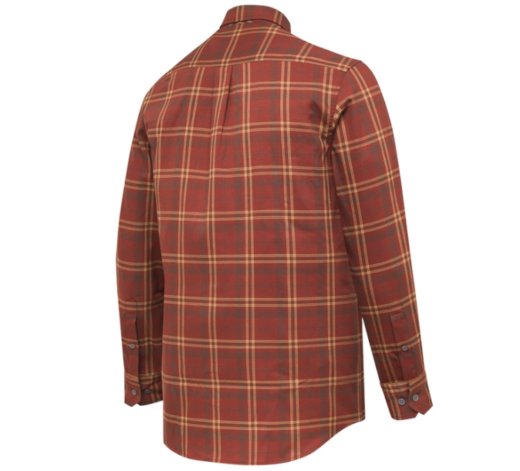 Camisa de franela Beretta Cadet LU991 - Rustwood Madder Check, imagen 2 de 4