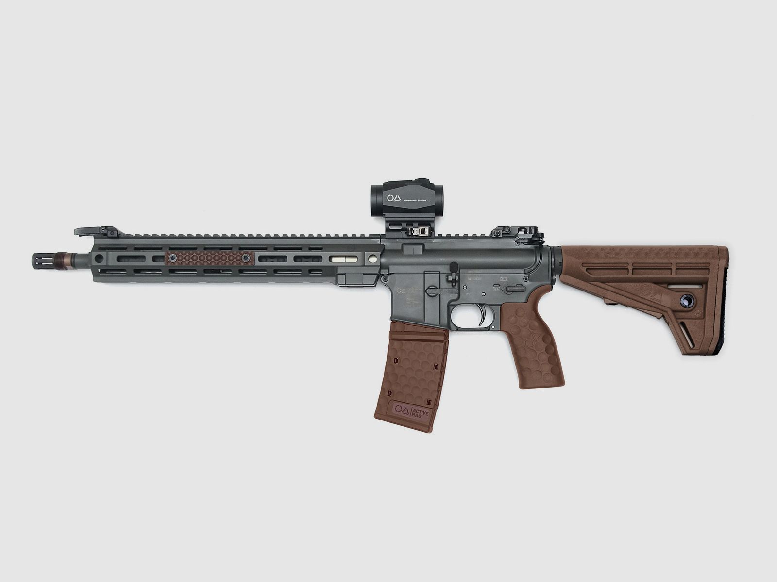 Bundle, culata OA M4, guardamonte, empuñadura L/M, cubierta M-LOK, OA-ActiveMag – 6 colores, imagen 8 de 12