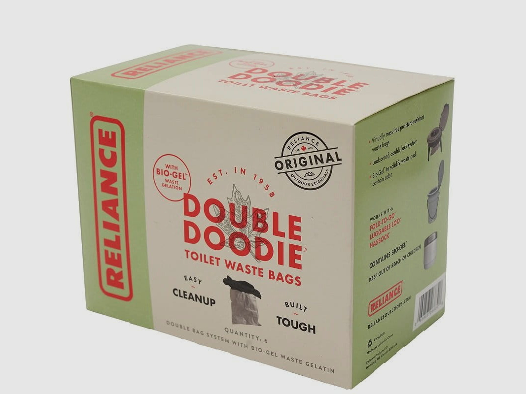 Reliance Double Doodie WC-Beutel
