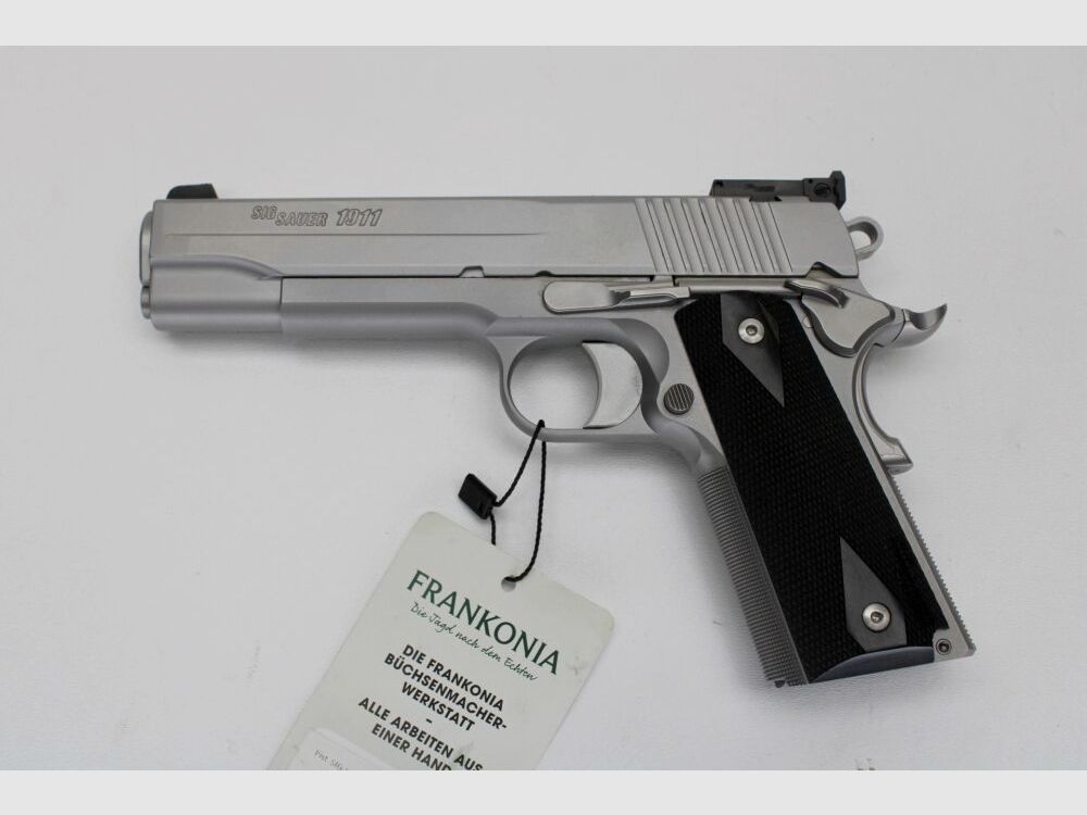 Pistole SigSauer 1911 Stainless Target 45ACP inkl Koffer #:15475 Pfandversteigerung 17.7.25