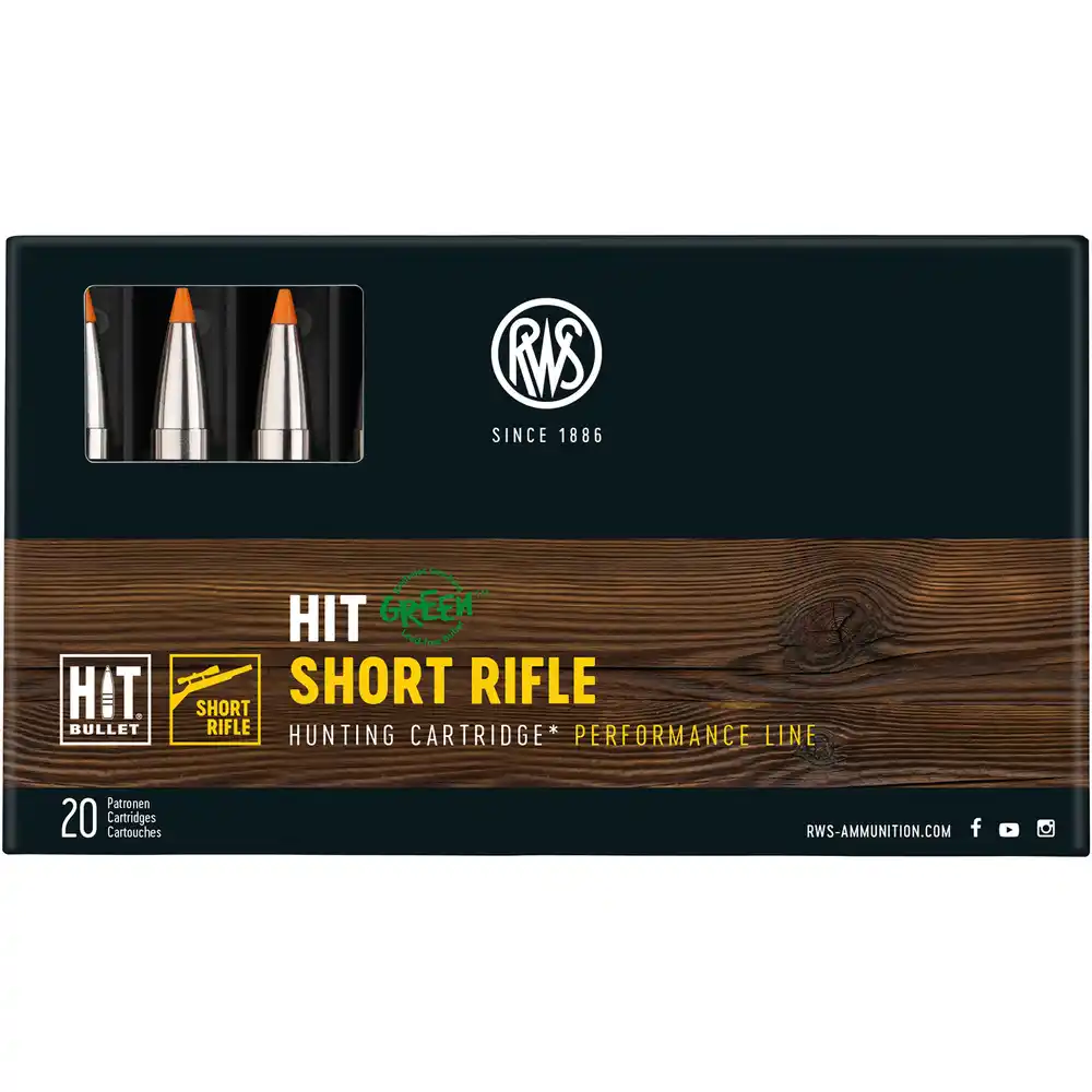 RWS 9,3×62 HIT Short Rifle 16,2g/250grs.