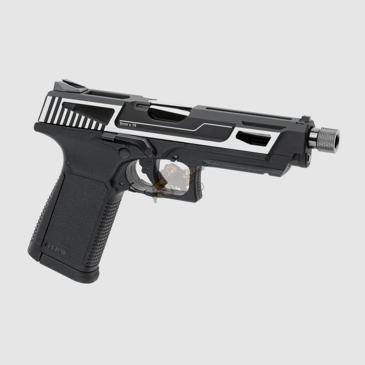 GTP9 MS CNC Metal Slide Gas Blow Back Black/Silver Airsoft Free from 18 - GBB - F | G&G