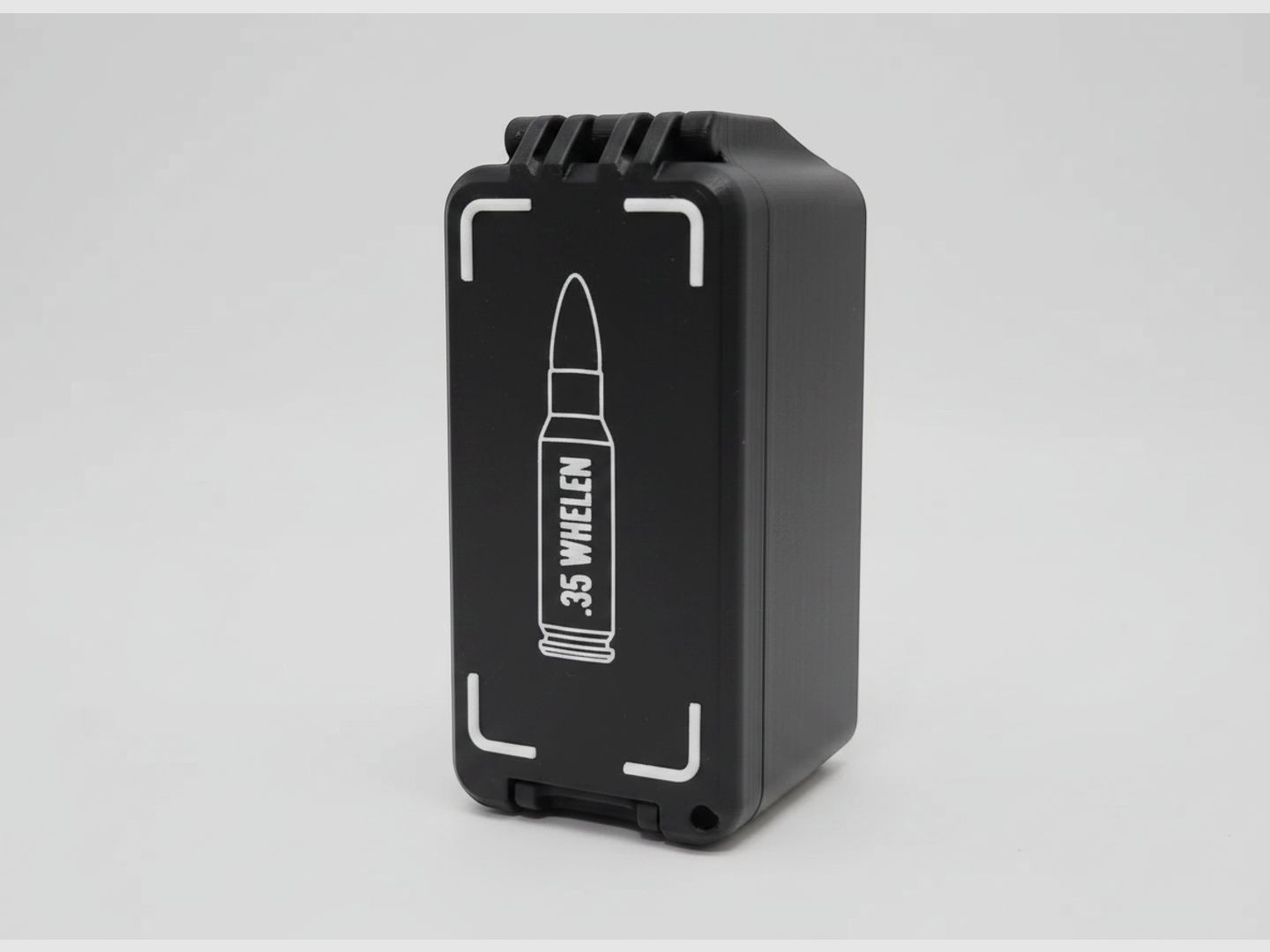 Filamelt Munitionsbox / 35 Whelen / 'Klapp- / Rastdeckel' / Patronenbox, Ammo Box