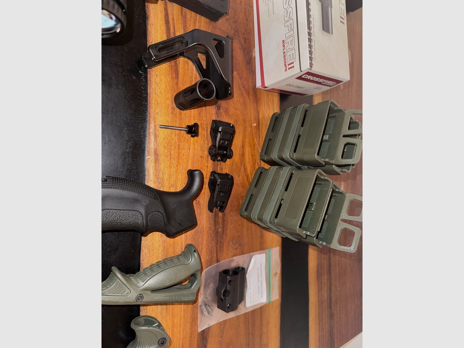 Haenel CR 223, 16,5" – match trigger – incl. scope + red dot + magazines + adjustable gas system + ATec muzzle brake