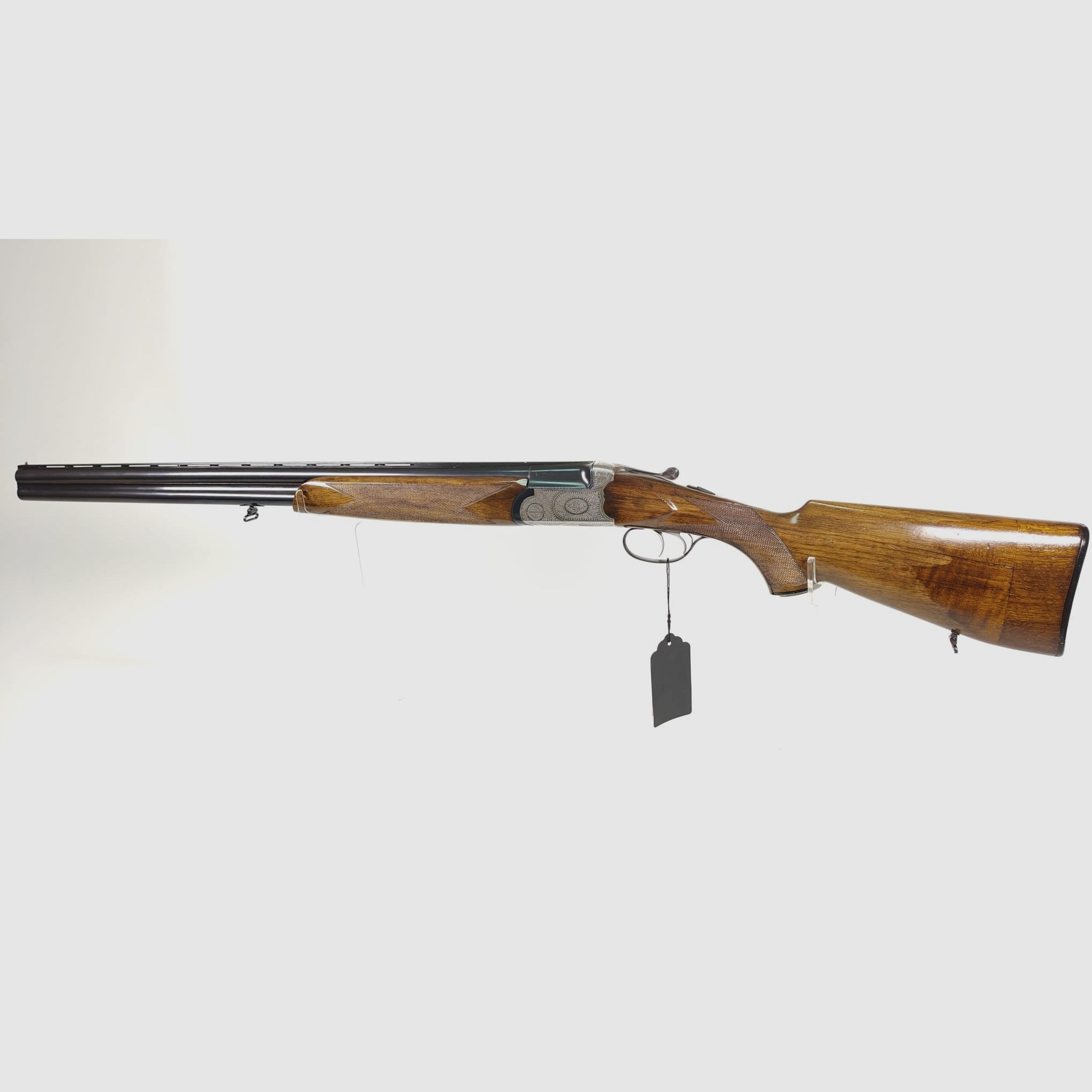 Zanardini double-barrel shotgun 16/70 avec bascule en acier gravée