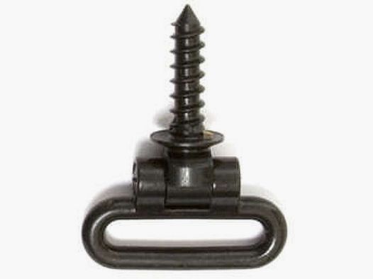 Closed eyelet sling swivel for stock – Screw 28 mm