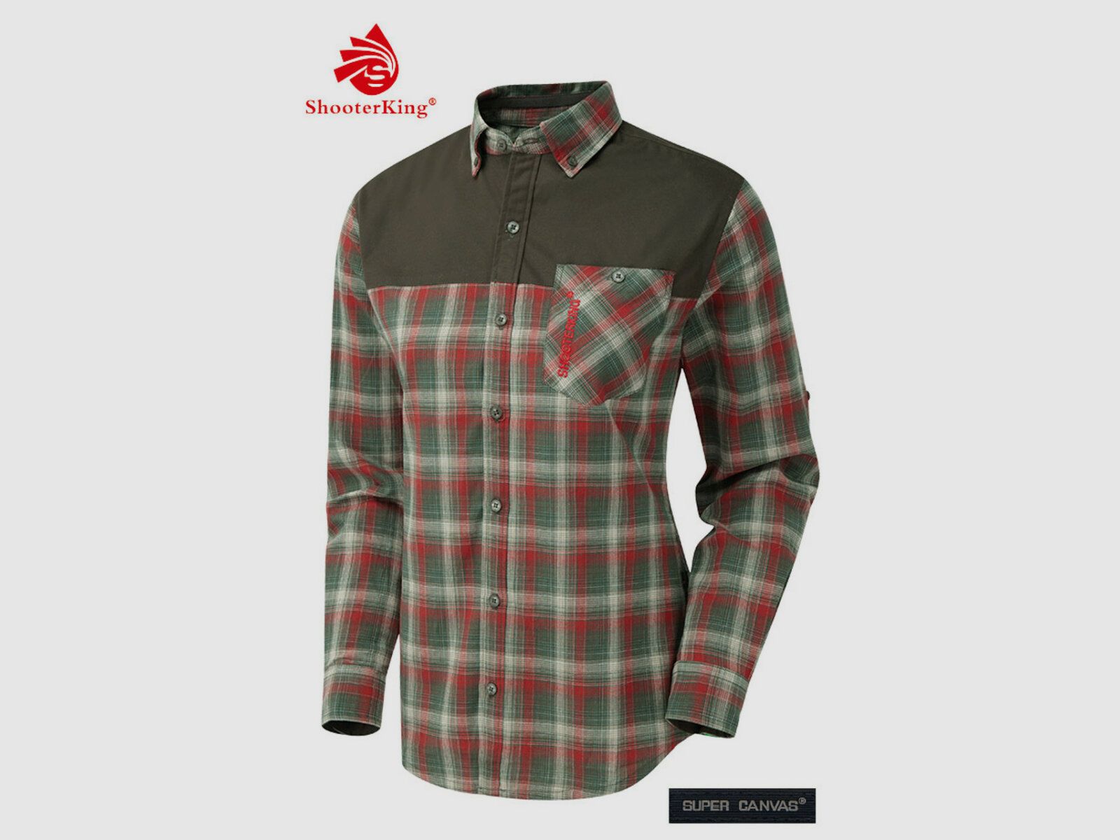 Shooterking Bluse Castra L kariert
