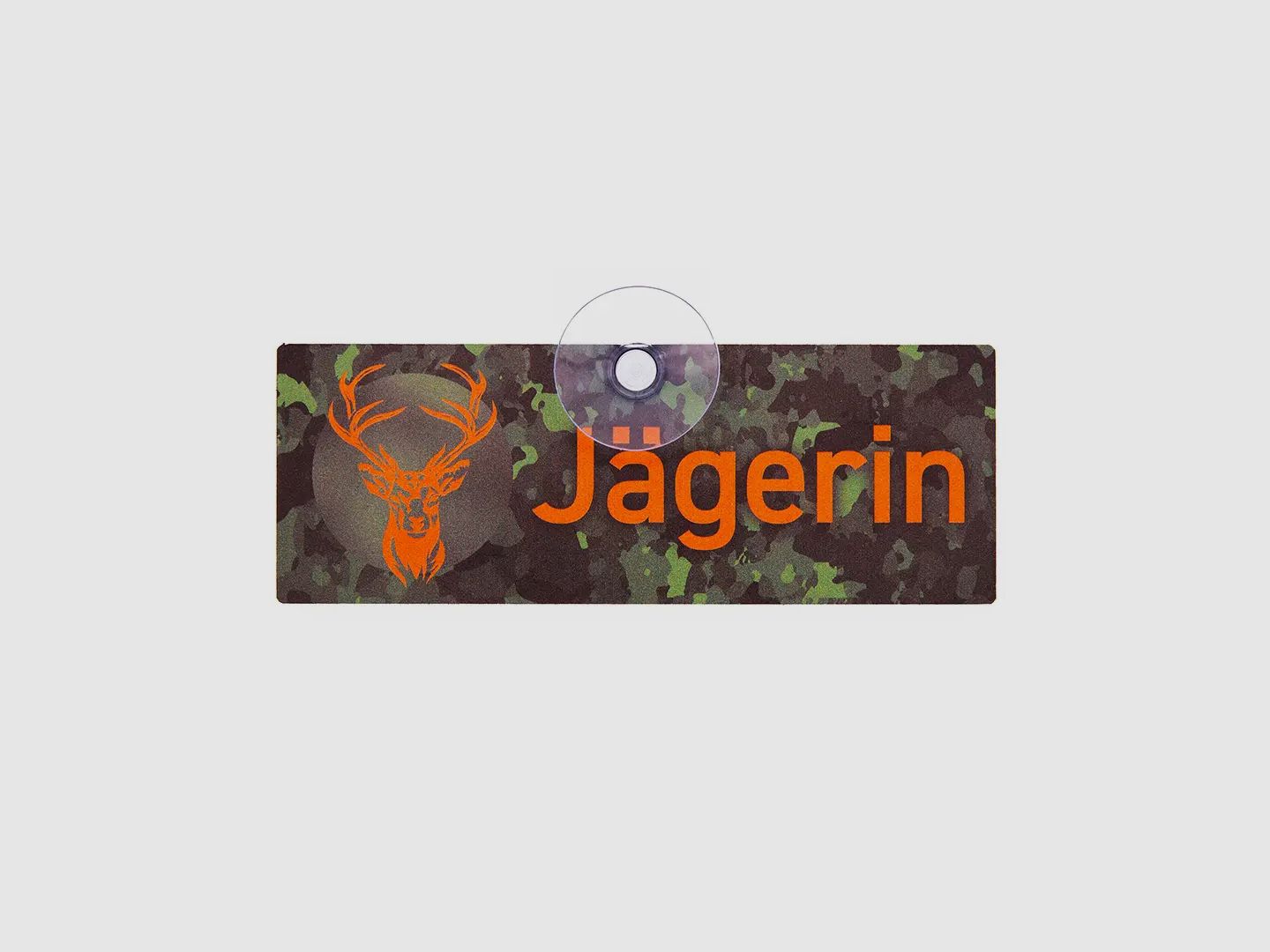 Wilde Hilde Autoschild Jägerin
