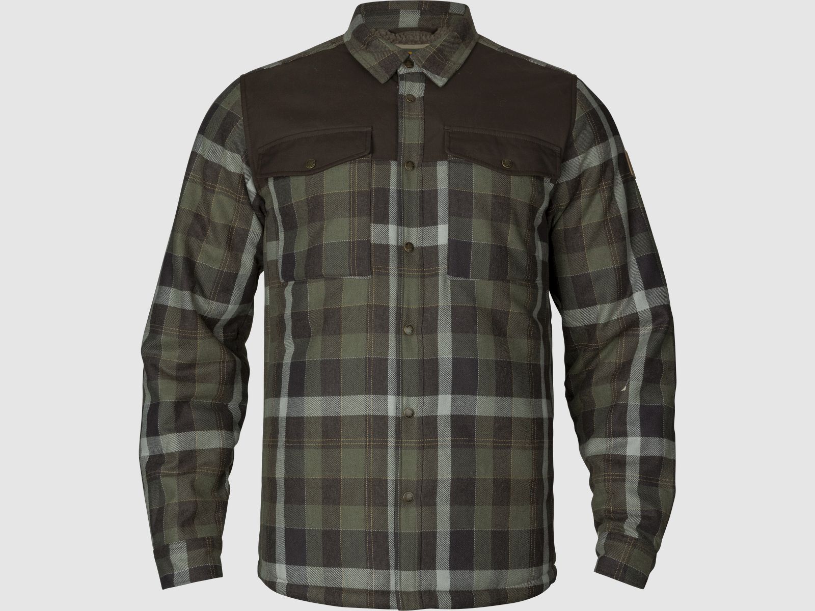 Härkila Asmund Veste Chemise en Laine Isolée Homme Vert Saule/Phantom M