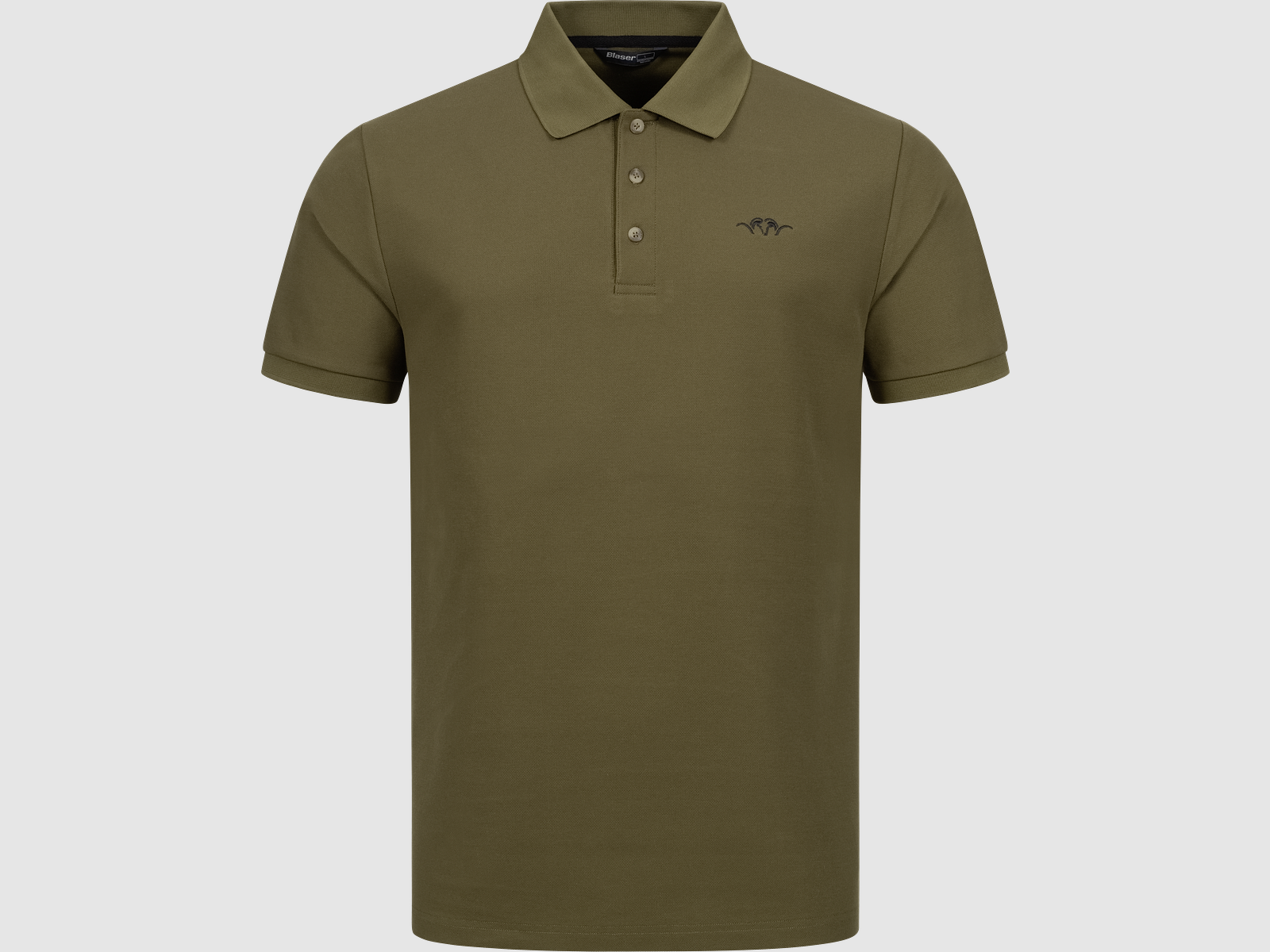 Polo Shirt Homme Solid 25 Olive Foncé 3XL