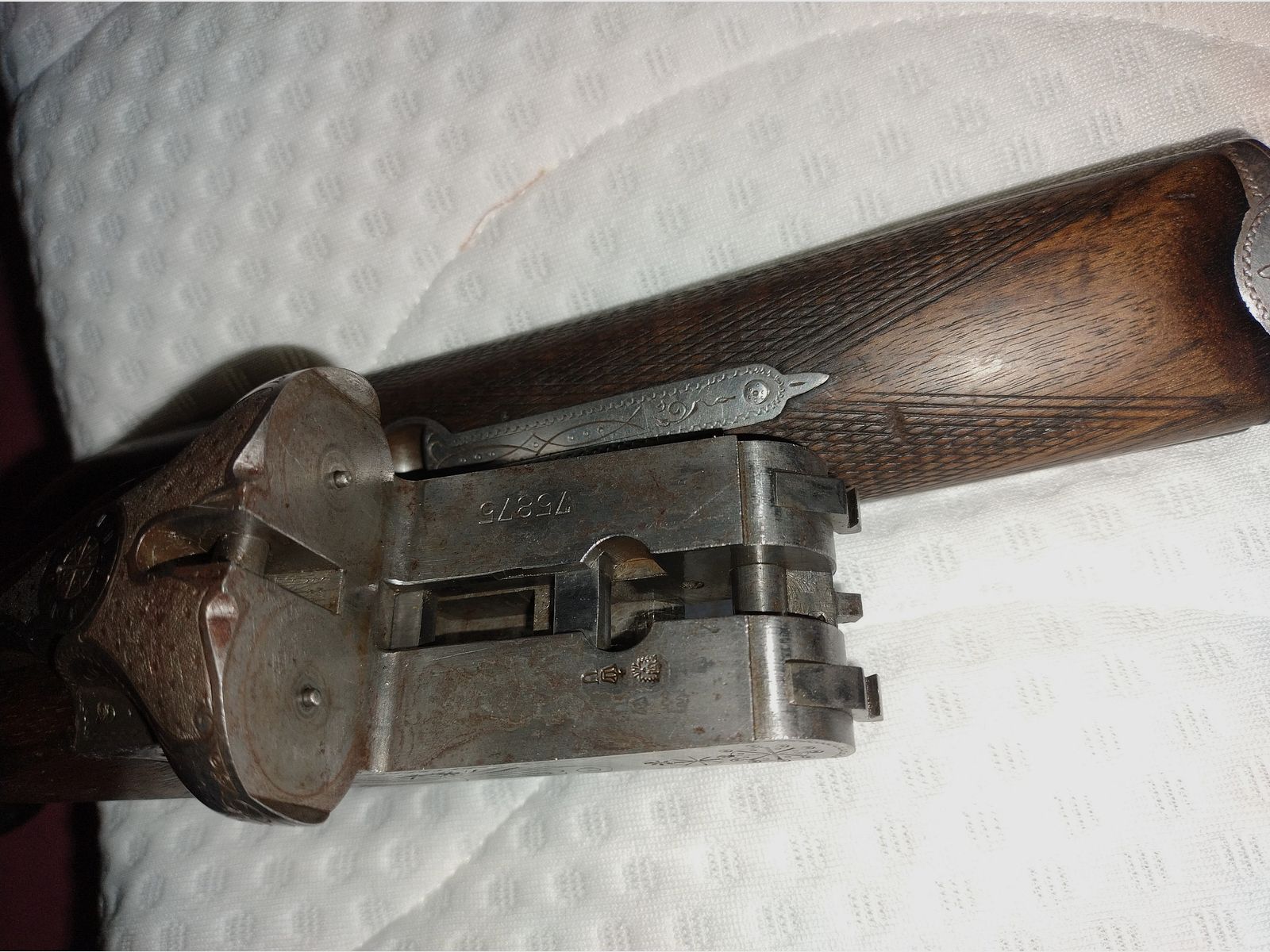 Hubertus Suhl dubbele shotgun 12/70, afbeelding 13 van 13