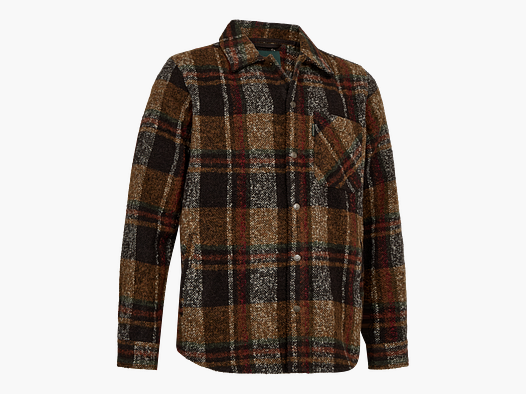 Wilder Overshirt - Brown Check - Size: 3XL