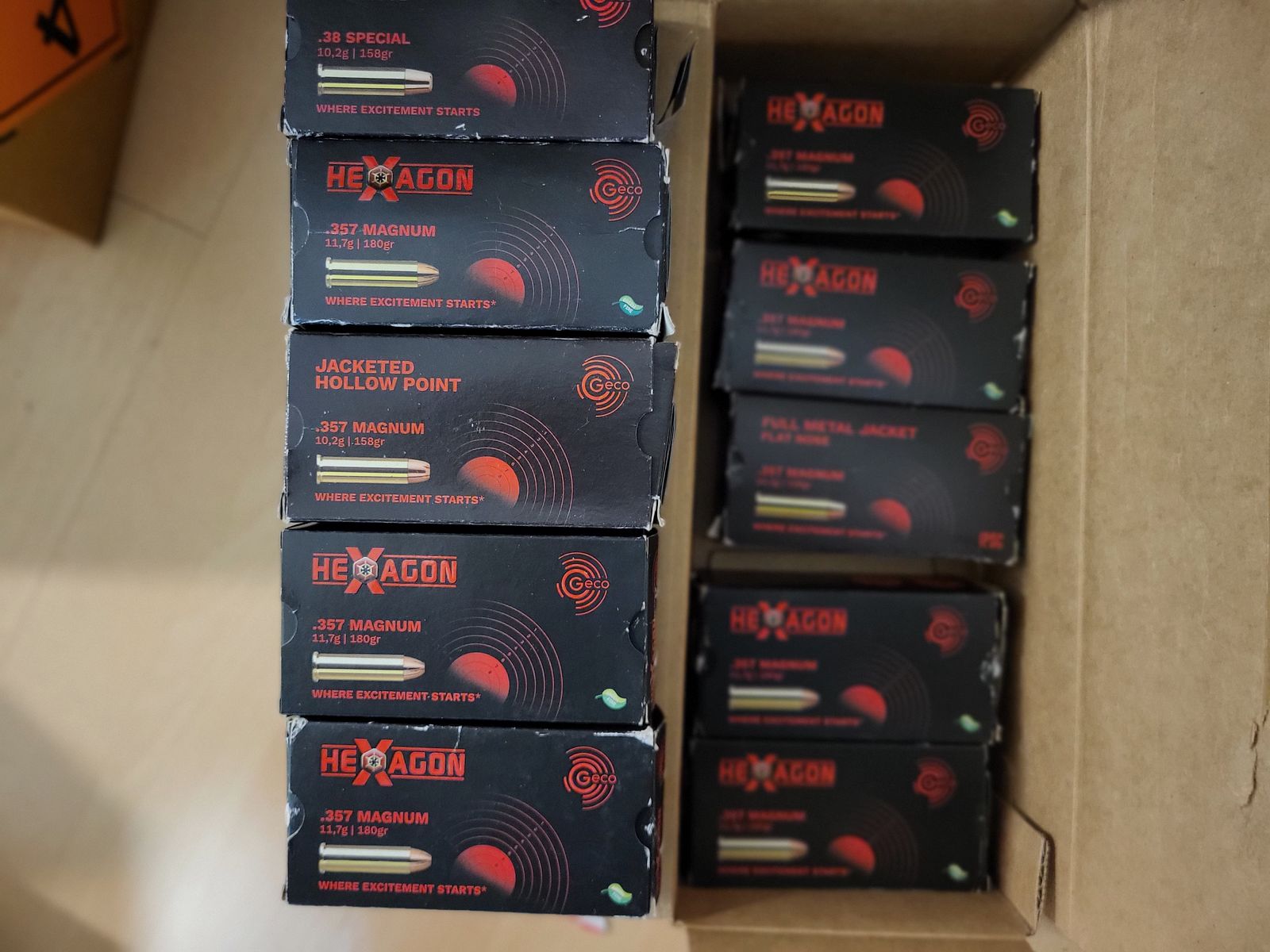 500 Hülsen, Leer Hülsen für Wiederlader 357 Magnum 