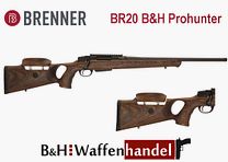 Nieuw: Brenner BR20 B&H Prohunter kolfgeweer met verstelbare wangsteun (kolfrug) ideaal voor jacht en sport