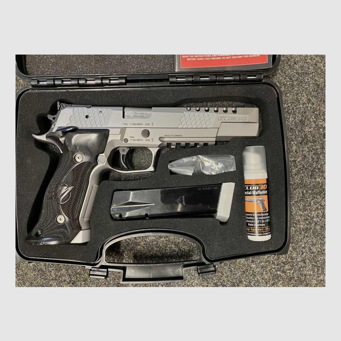 Sig Sauer X6 P226 Club 30 mit Wechselsystem 9mm Luger