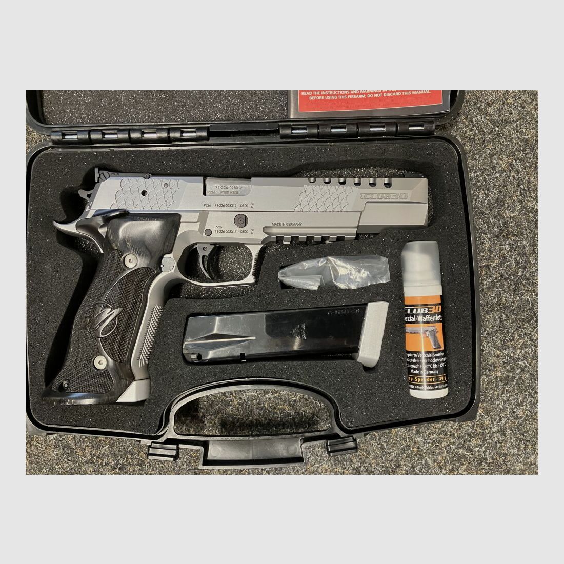 Sig Sauer X-Six P226 Club 30 mit Wechselsystem 9mm Luger