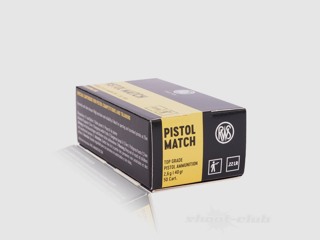 RWS Pistol Match LRN 40grs 50St .22lr