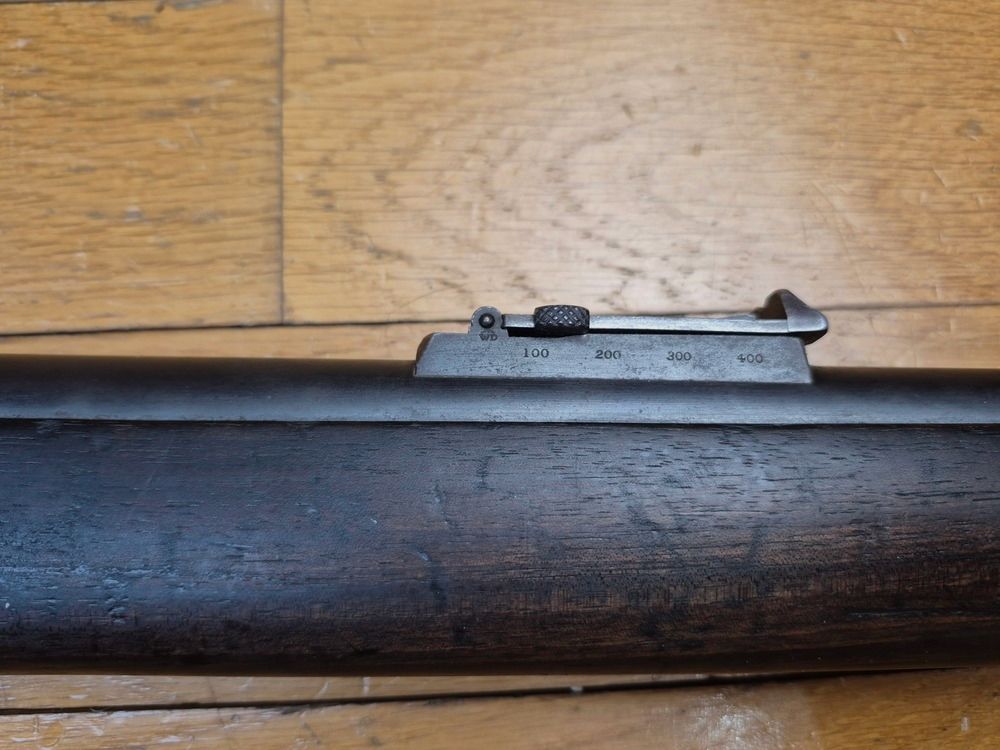 Sehr schönes Martini-Henry MKIV Gewehr – Kal.577/450. Original – Waffe von 1887 – Arsenal von Enfield – Viktorianisches britisches Empire – Selten in diesem Zustand – TBE++, Bild 8 von 46