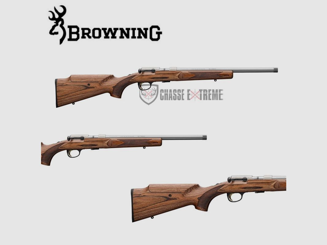BROWNING T-Bolt Rifle Brown Laminated Adjustable Stainless 16.5", image 1 of 6