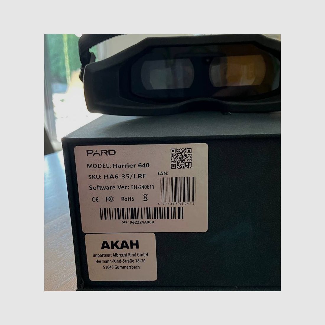 Pard Harrier 640 LRF, Neu