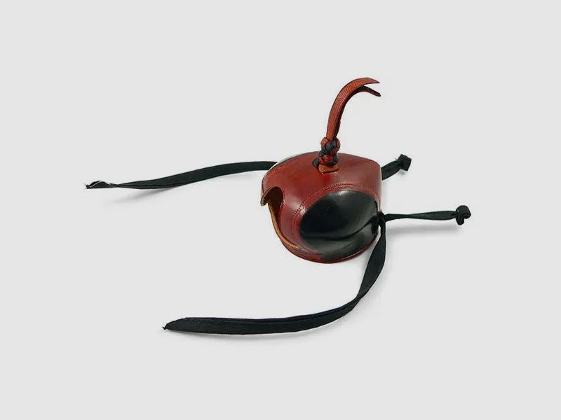 Puma Falkenhaube, schwarz/braun, genäht, Gr. 4,5