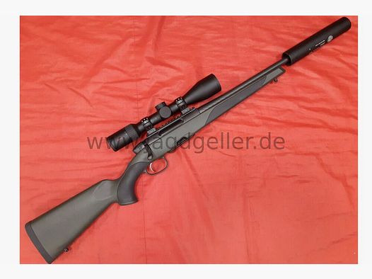 Repeater rifle Steyr CLII SX Breezer complete with silencer and ZMinox- .308Win