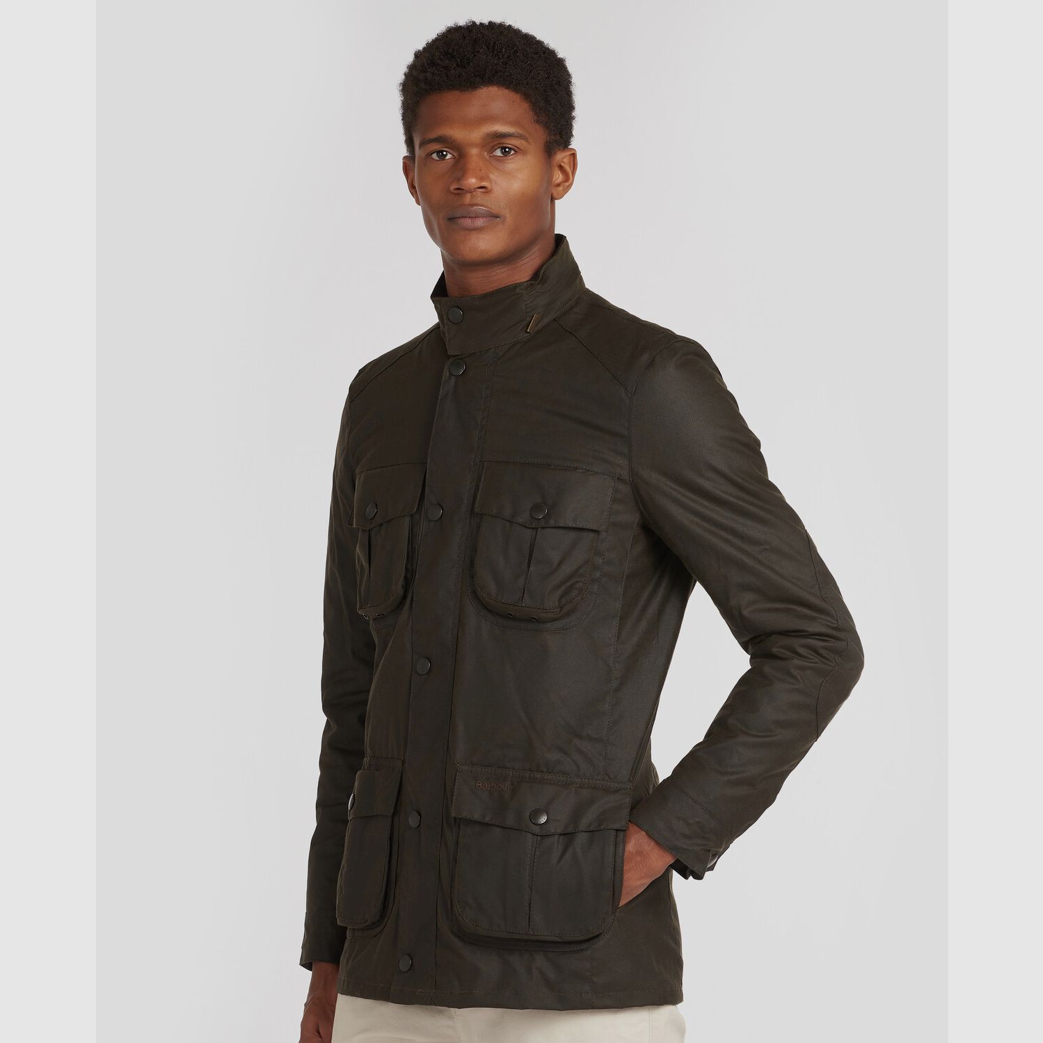 BARBOUR CORBRIDGE WAX JACKET OLIVE, afbeelding 4 van 10