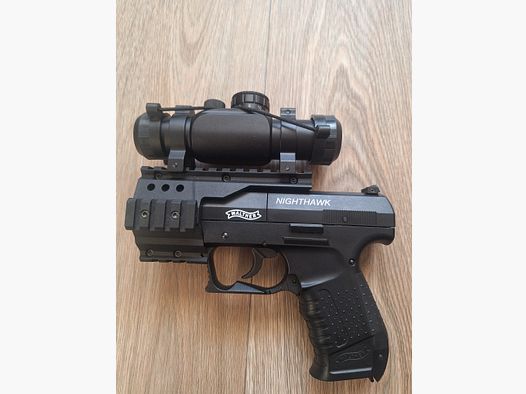 Pistole Walther CP Sport Nighthawk CO2, Cal. 4,5mm Diabolo