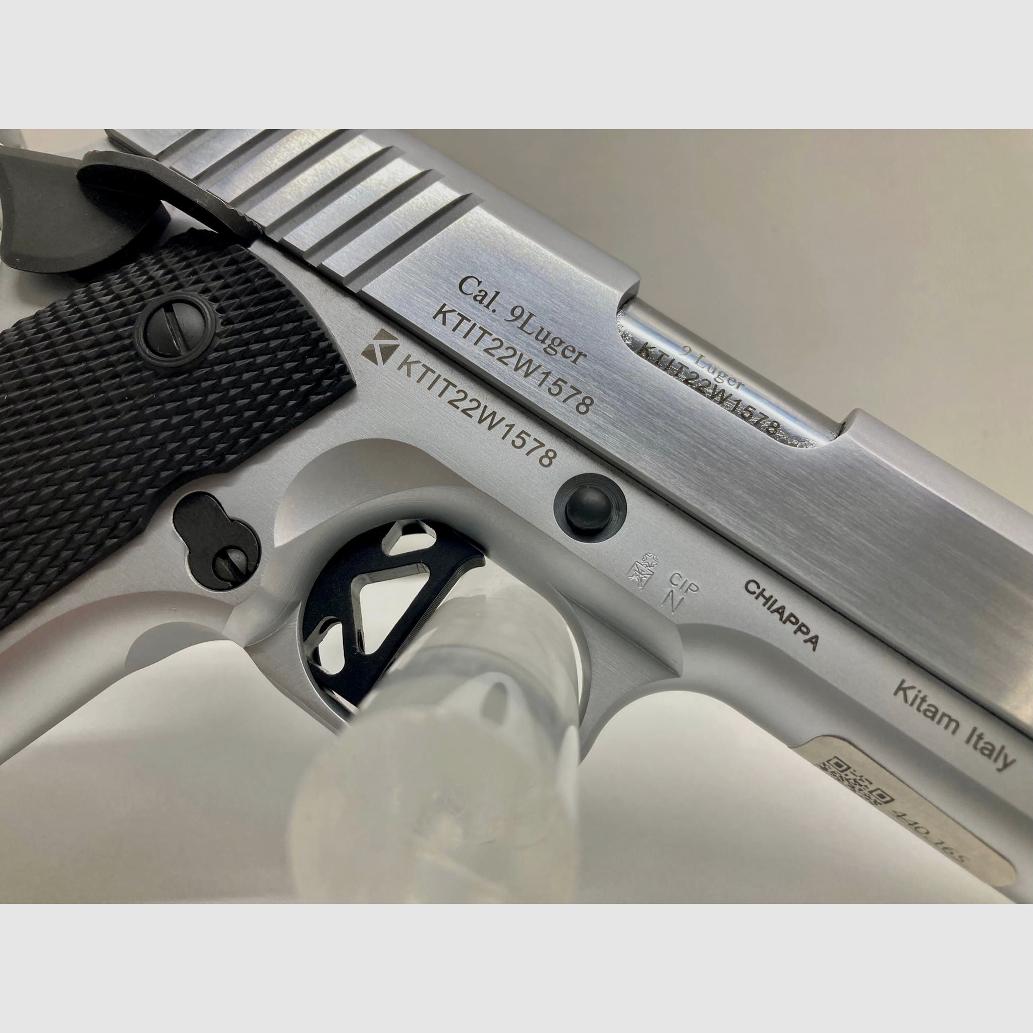 CHIAPPA 1911 Superior Chrome 5″ | 9mm Luger