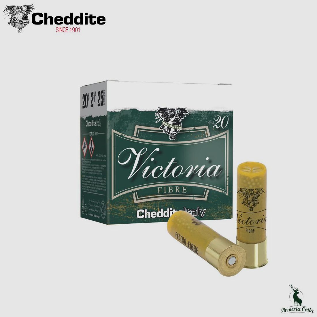 Cheddite Munizioni Victoria Feltro 30g cal. 20