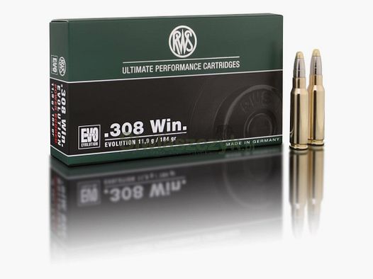 Amunicja kulowa RWS .308 Win. - EVO - 11,9g / 184gr