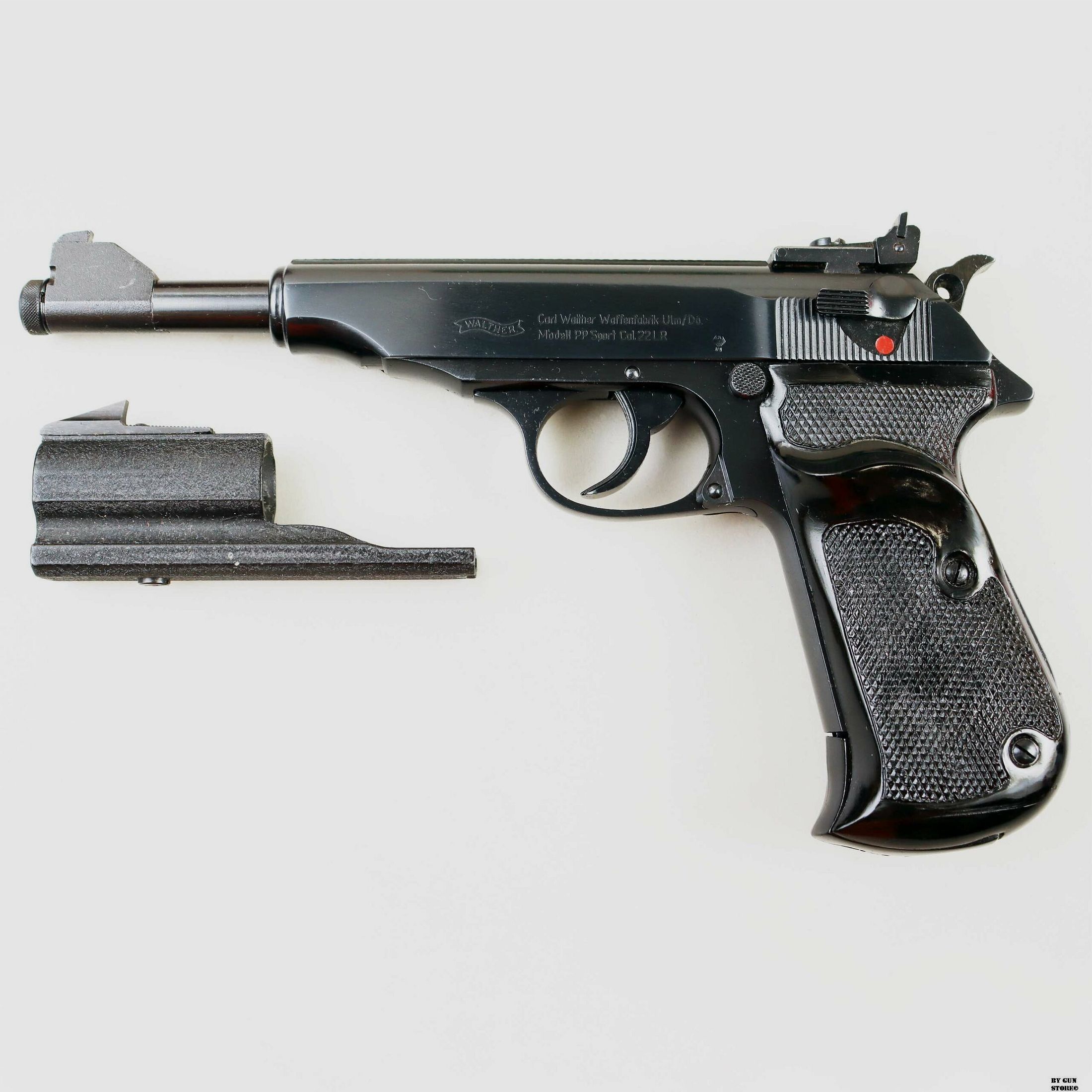 Walther mod. PP Sport pistool cal. 22 LR matr. 74942C, afbeelding 1 van 10